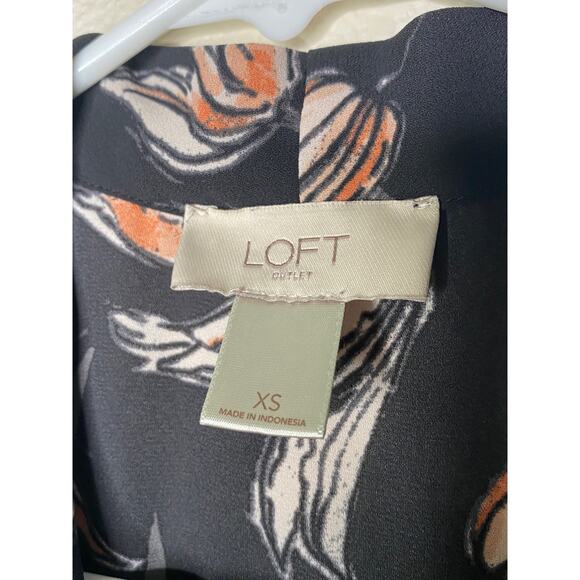 LOFT Floral Sleeveless Top XS - Picture 3 of 8